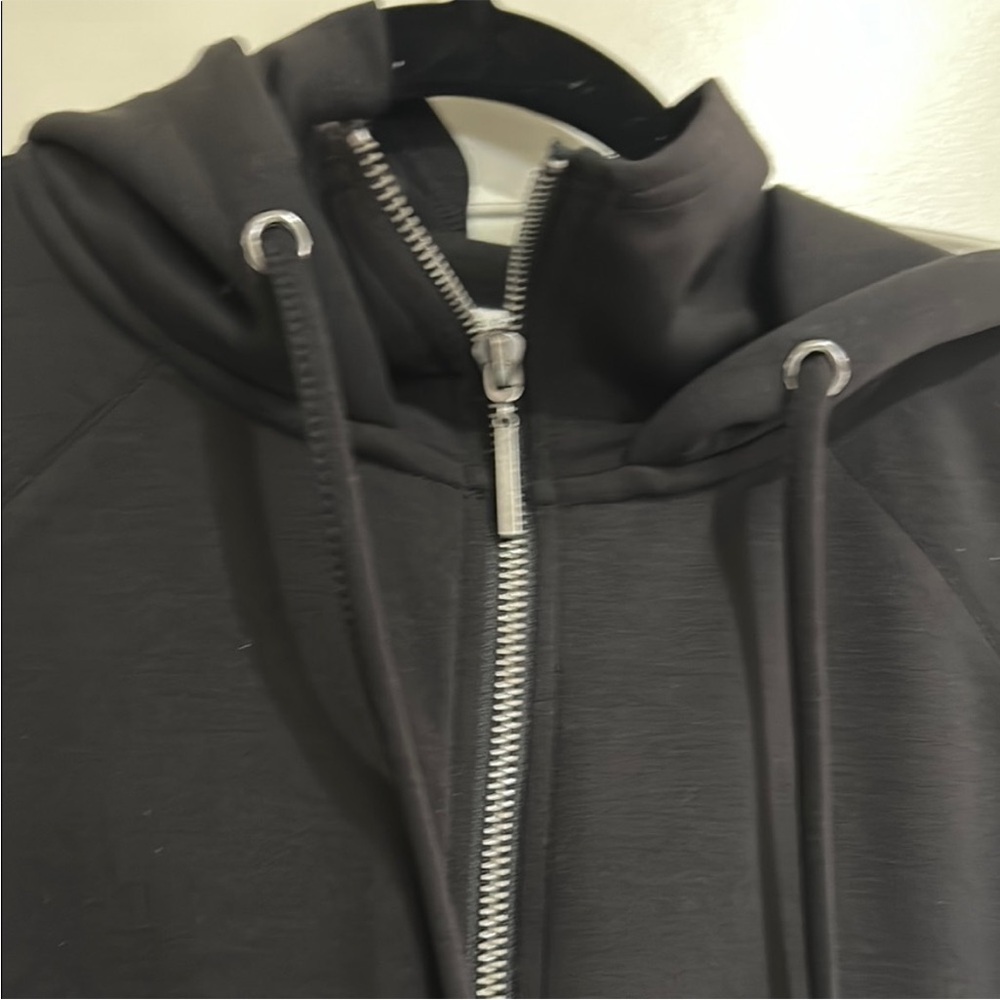 Cable & Gauge Black Zip Hoodie Jacket nwot - Picture 4 of 5